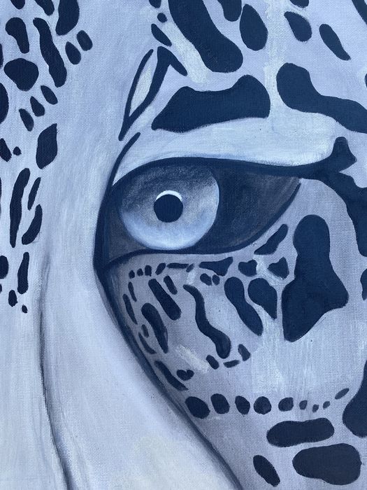 Quadro pintura “Be wild” - 90X60 cm
