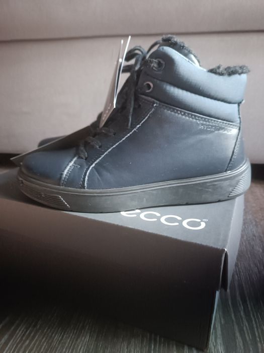 ботінки черевички чобітки ecco  32(13,5) 19.5-20 см шкіряні
