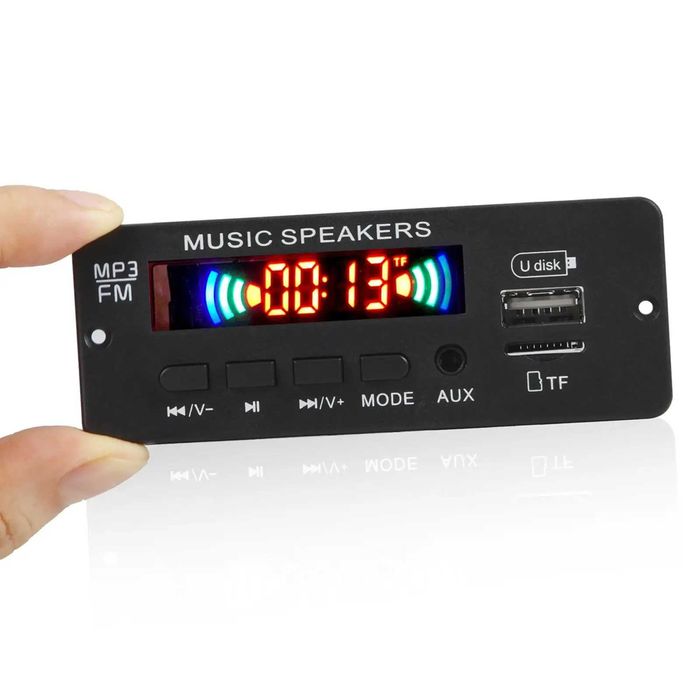 Bluetooth mp3 декодер с усилителем 2*3 W. поддержка TF USB AUX FM