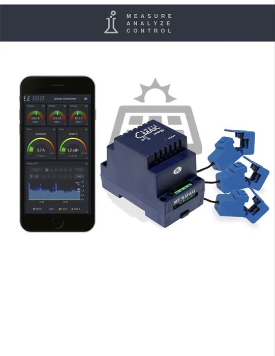 Smart maic d103 умный счетчик с реверсом 100А wifi