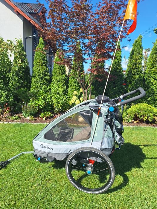 Qeridoo Sportrex 1 Limited Edition. Przyczepka rowerowa . Wózek.  Amor