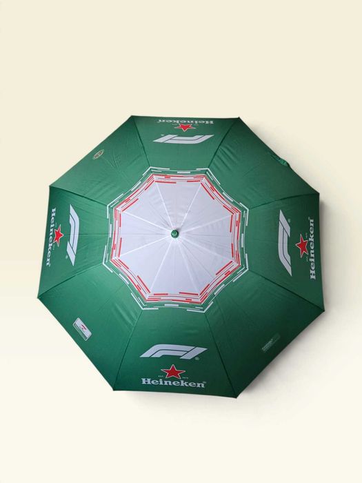 Oryginalny Parasol Heineken F1 Formula 1 (śr. 120 cm) + Brelok | Limitowana Edycja