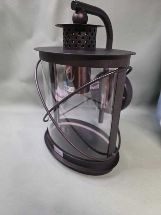 Lampa ścienna kinkiet zewnętrzny czarny Eglo Hilburn