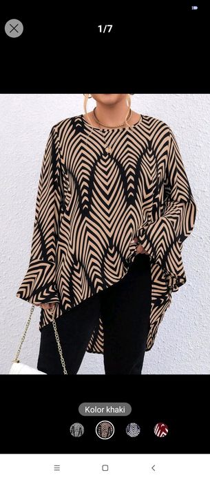 Bluzki tuniki plus size