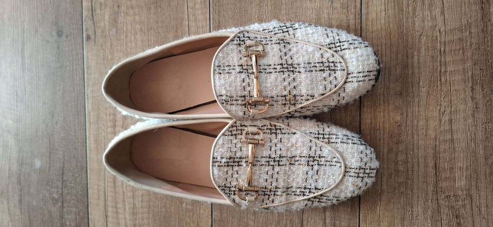 Buty damskie lordsy baleriny  40