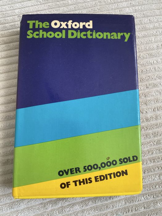 słownik The Oxford School Dictionary 1974