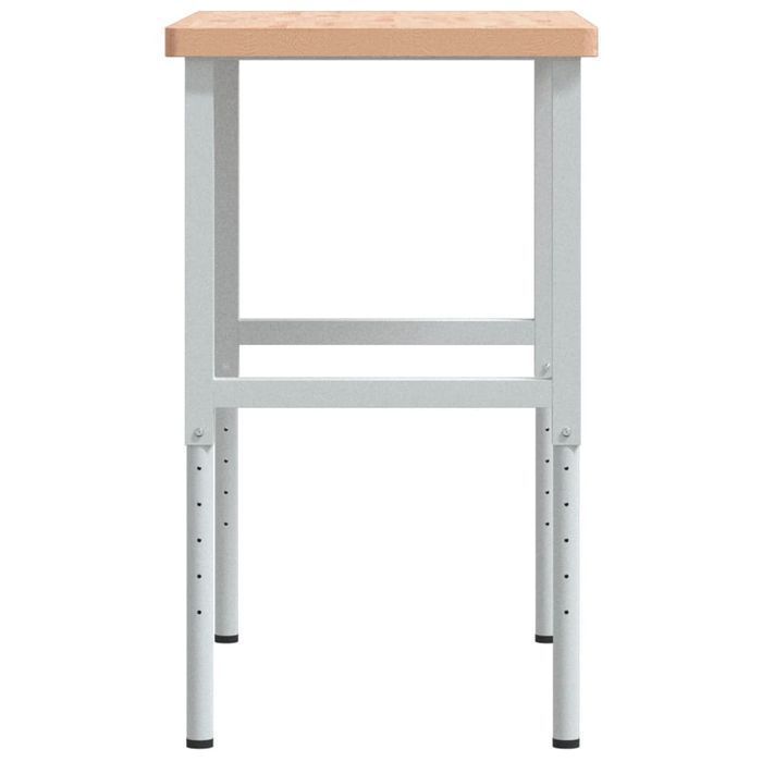 Vidaxl Stolik Roboczy, 100X60X(73-99,5) Cm, Prostokątny, Drewno Bukowe