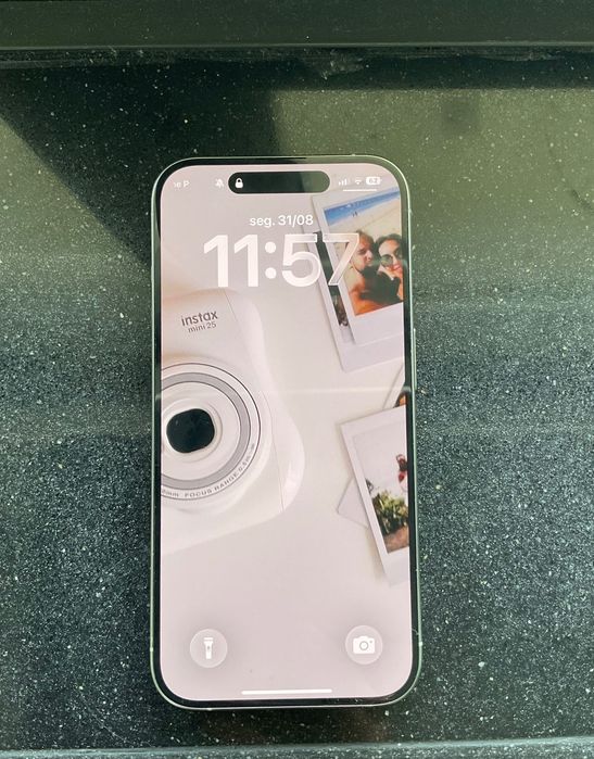 iPhone 15 Pro 256GB Branco Titânio | Impecável + Capas