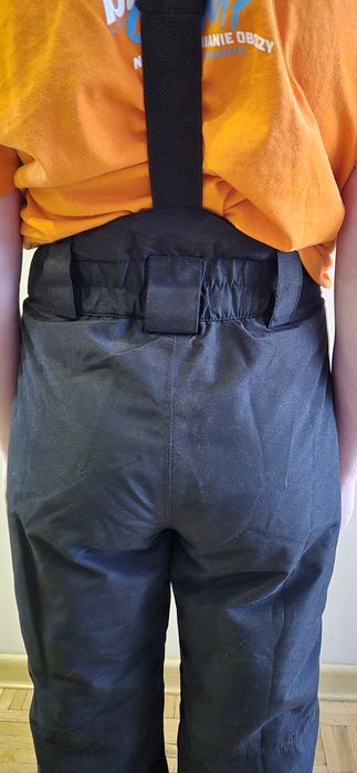 Spodnie zimowe narciarskie czarne CRIVIT (LIDL) 122/128