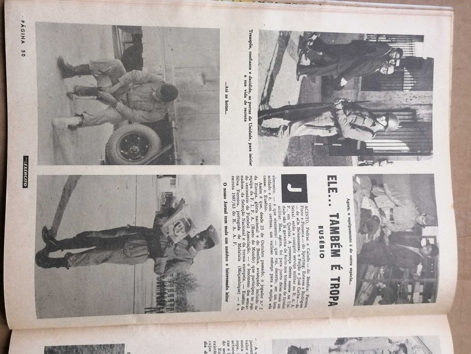Rara Revista EUSÉBIO na Tropa 1963 Jornal do Exército