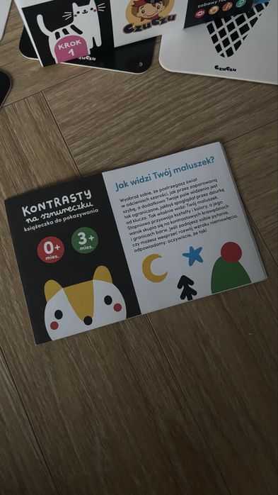 Karty kontrastowe Czuczu Kontrasty na sznureczku