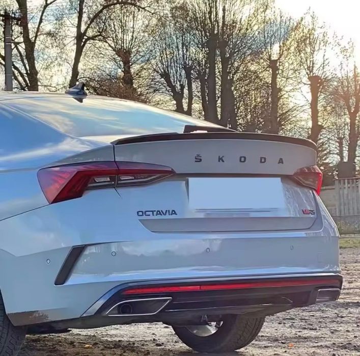 Спойлер Skoda Octavia накладка на багажник бленда шкода октавия спойлер октавія