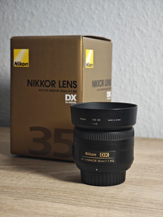 Obiektyw Nikon Nikkor AF-S 35mm f/1.8G DX | Stan BDB, Komplet