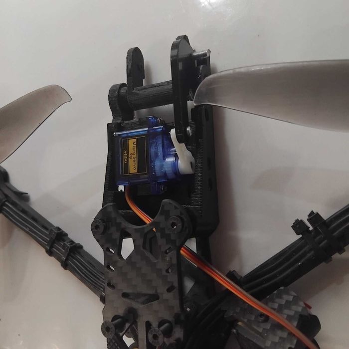 Механізм повороту нахилу fpv камери для дрона, квадрокоптера. MG-90S