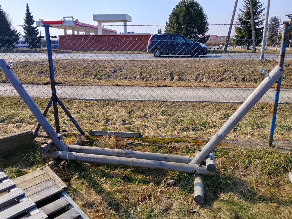 Stojak na hamak drewniany – solidny stelaż ogrodowy POWYSTAWOWE