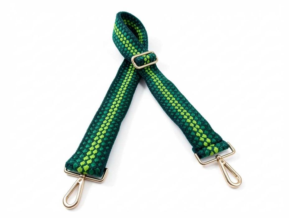 R061 Szeroki Pasek Do Torby Torebki Regulowany Pasek Na Ramię Crossbody Płócienny Zielony Wzór Kolor 24 Szerokość 5 cm Stylowy Zapasowy Pasek Wizytowy