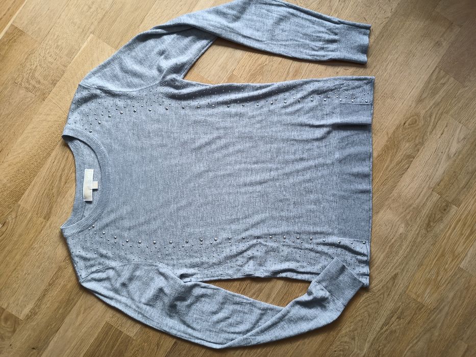 Jesienny szary sweterek Michael Kors