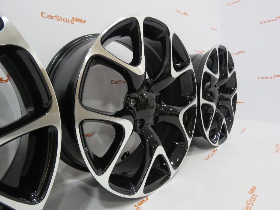 Jantes Look Opel Astra OPC 17 x 7 et35 5x105 Preto + Polido