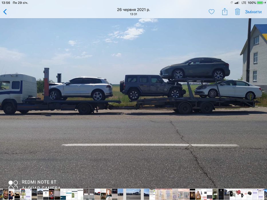 Причіп лавета автовіз автовоз на три авто