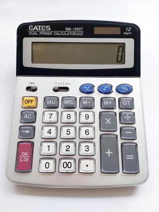 Калькулятор EATES BM-1900T 12 разрядный, 2 питания
