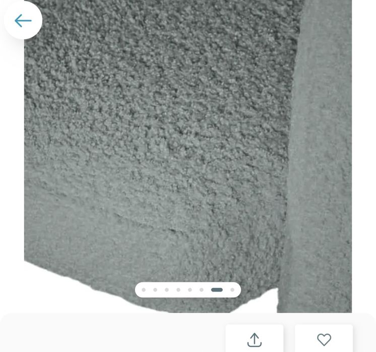 Pluszowe krzesla-2szt. Kolor szarozielony. Designerskie.Baranek