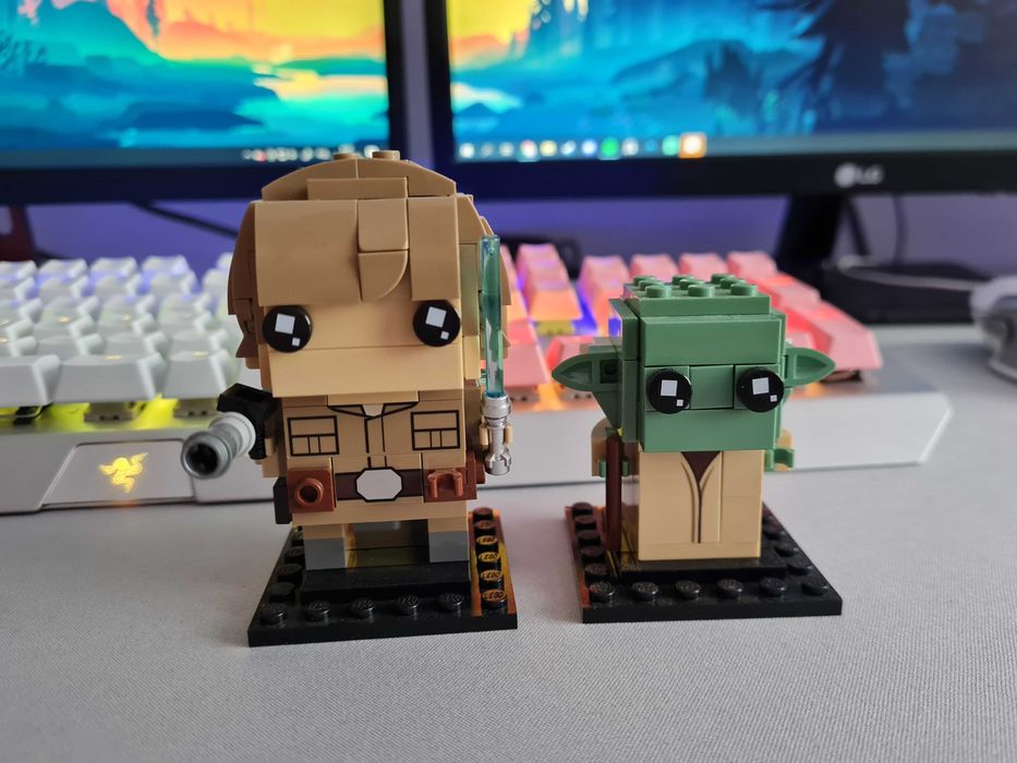 LEGO 41627 BrickHeadz Luke Skywalker i Yoda Warszawa Ursynów • OLX.pl