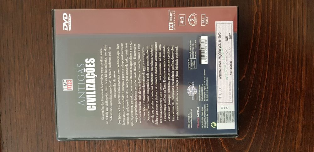 Colecção de DVDs Antigas Civilizações (10 DVDs)
