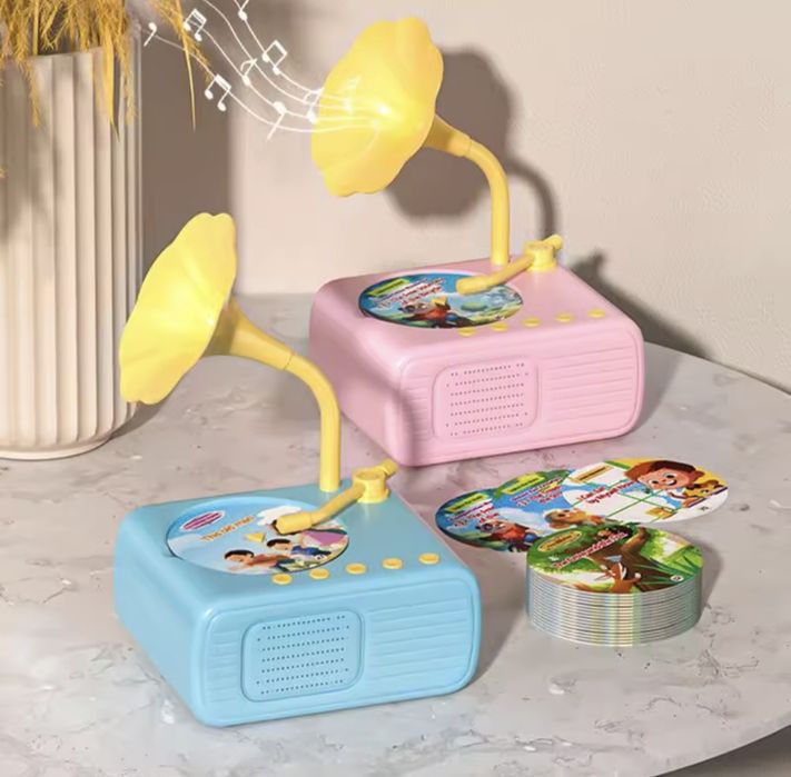 Мини-грамофон для детей с 96 муз.карточками