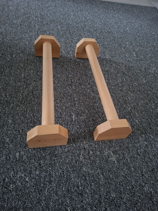 4FIZJO Drewniane Uchwyty Do Pompek Paraletki Brązowe