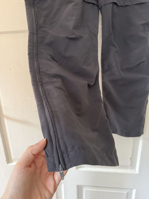Szare spodnie trekkingowe mammut 46 XL zip off