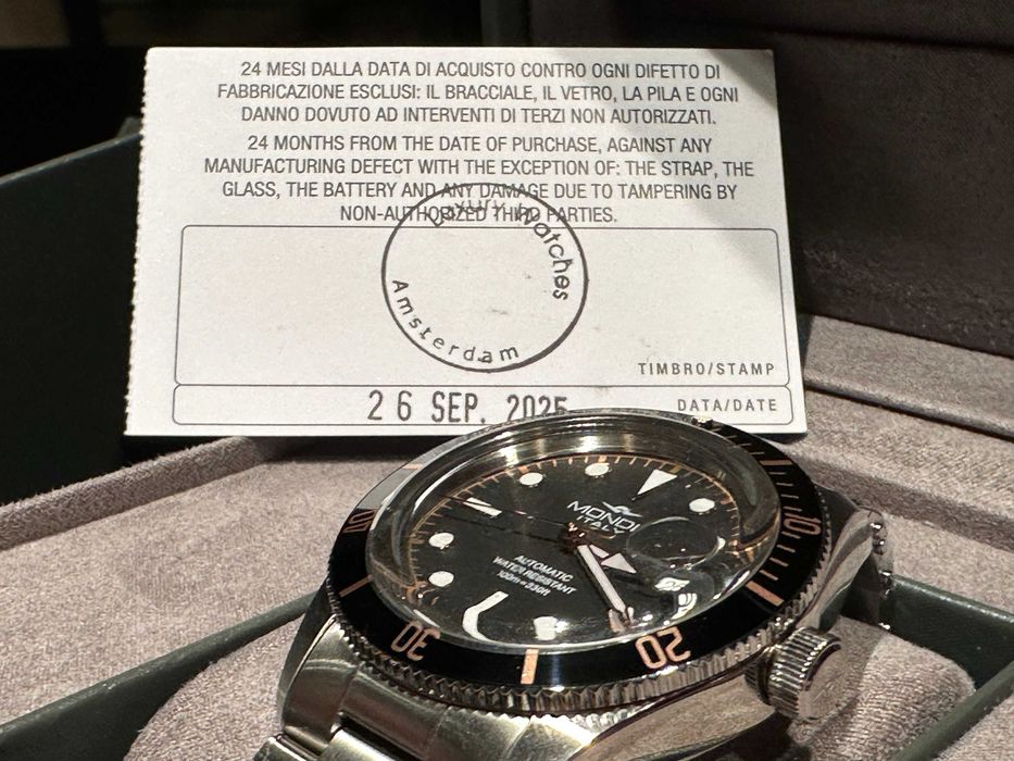 The Mondia Heritage - 1946 - Diver. Automatyczny SEIKO NH35. Gwarancja