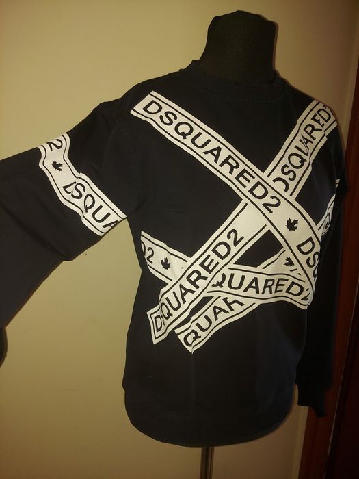 Bluza czarna Dsquared2 rozm.M unisex