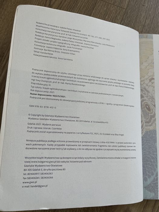 Podręcznik Jezyk Polski część 1 do liceum i technikum - Młoda Polska