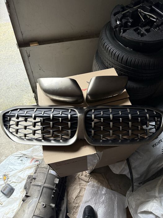 решетка радиатора bmw m340i накладки на зеркала оригинал бронза