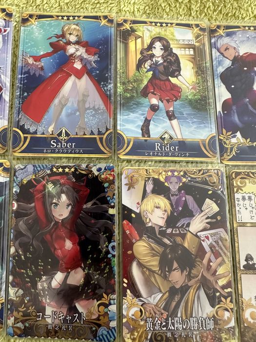 Cartas Fate Grand Order Arcade Fernão Ferro • OLX.pt