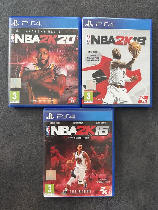 NBA 2016, 2018, 2020 PS4 zestaw!