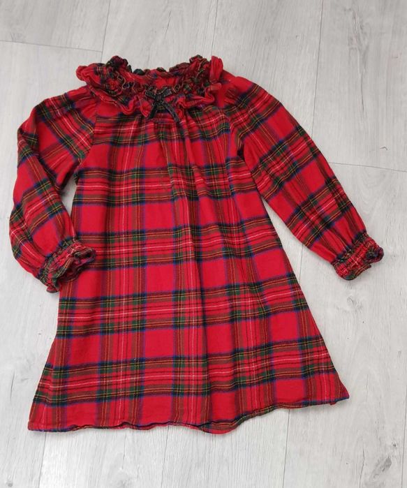 Сукня у клітинку Next на 3-4 рочки 98-104 см