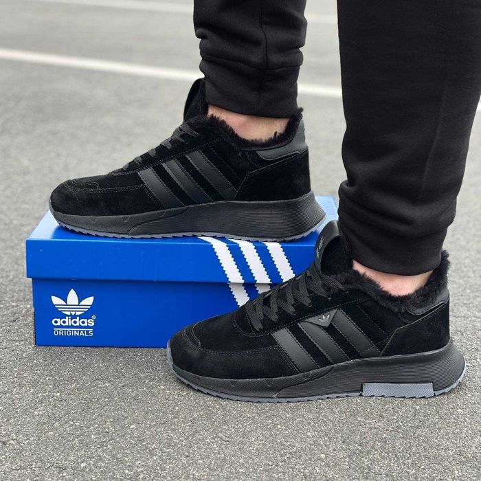 Чоловічі зимові на хутрі Кросівки Adidas Winter Адідас