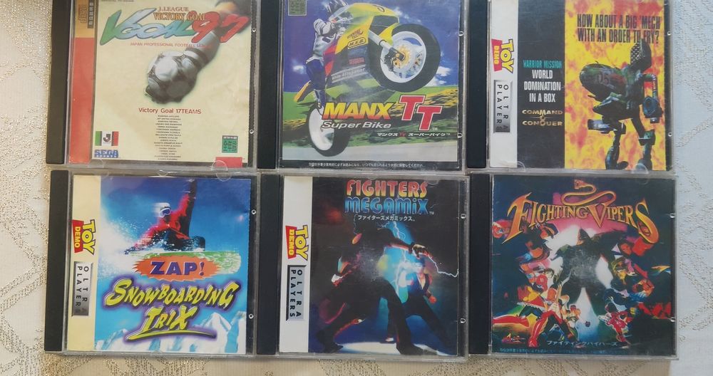 Jogos Sega Saturn (cópias)