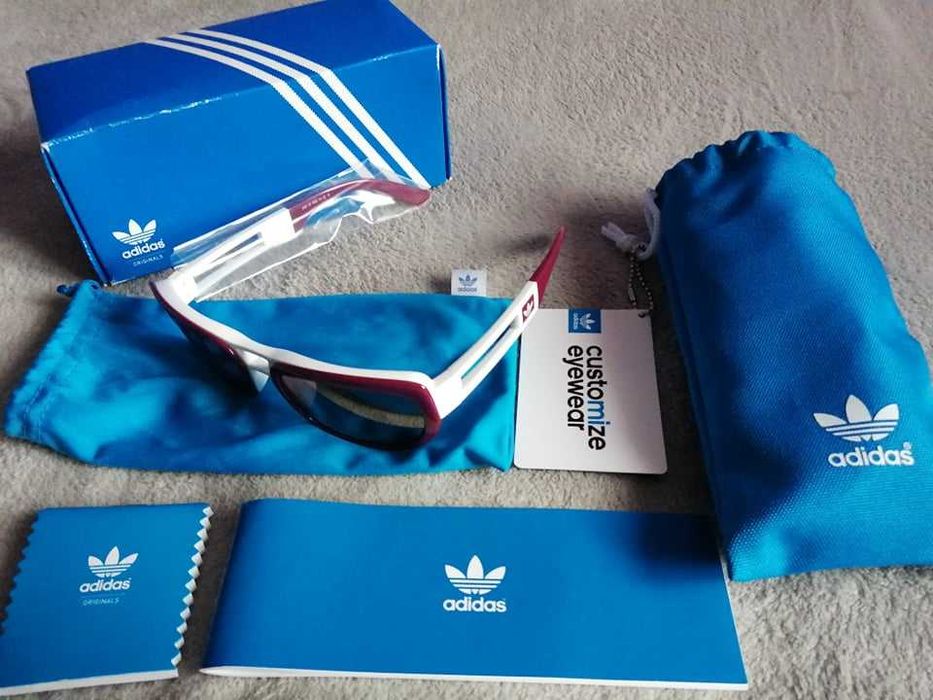 ADIDAS Customize Nowe Okulary Przeciwsłoneczne + 2 x Etui Oryginalne