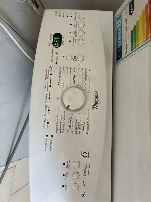 Pralka Whirlpool otwierana od góry