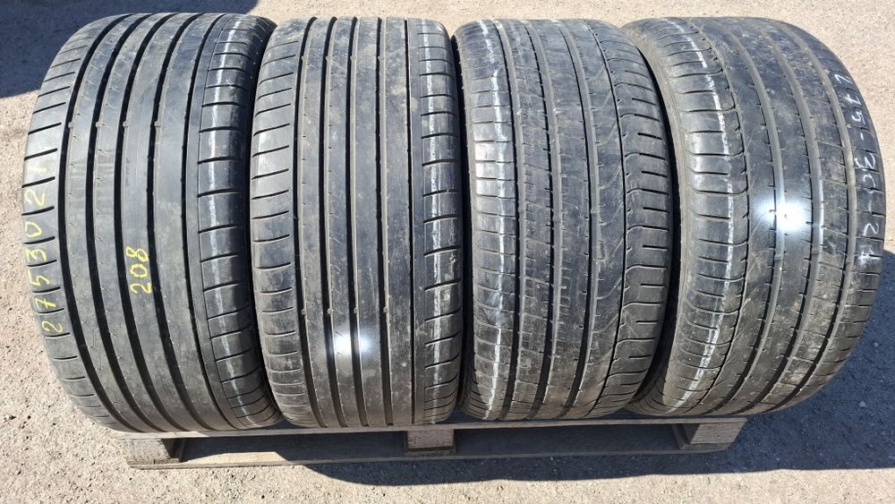2шт 275 30 21 Pirelli Dunlop пара шины б.у резина склад шиномонтаж