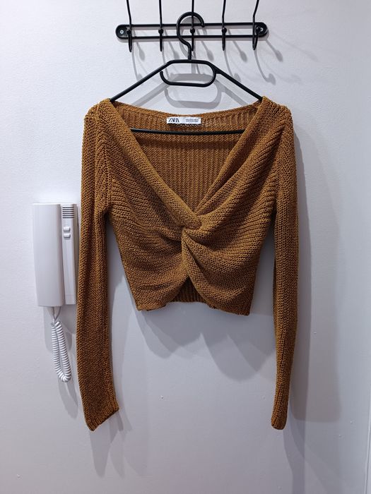 Sweter damski ażurowy rozm.M Zara