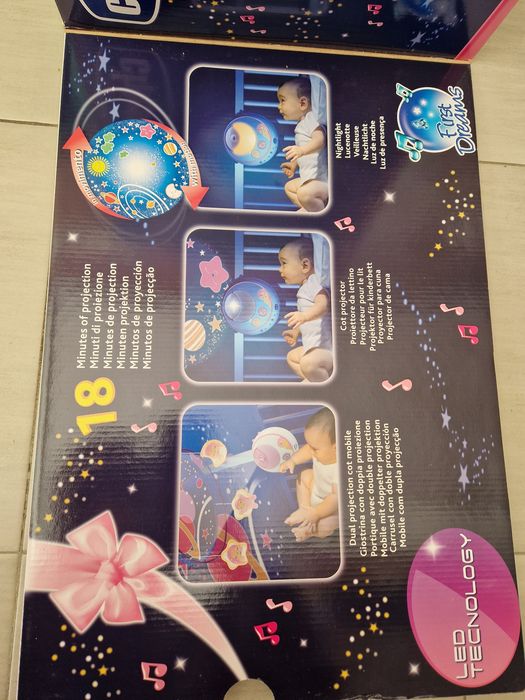 Estrelas Mágicas (Chicco Magic Stars Mobile) na cor rosa.