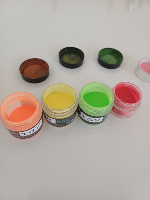 Pudry do manicure tytanowego 4 sztuki