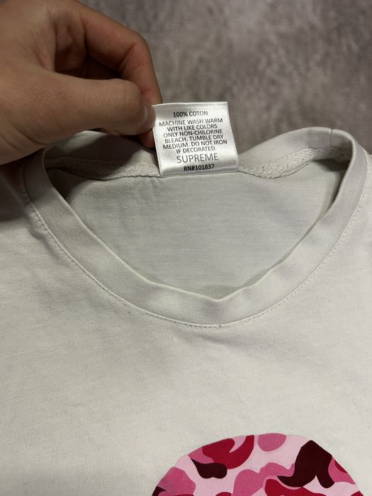 Футболка Bape Supreme Comme dos Garcons