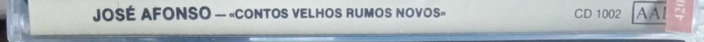 José Afonso	- - - - -		Contos Velhos, Rumos Novos	- - - - -	CD