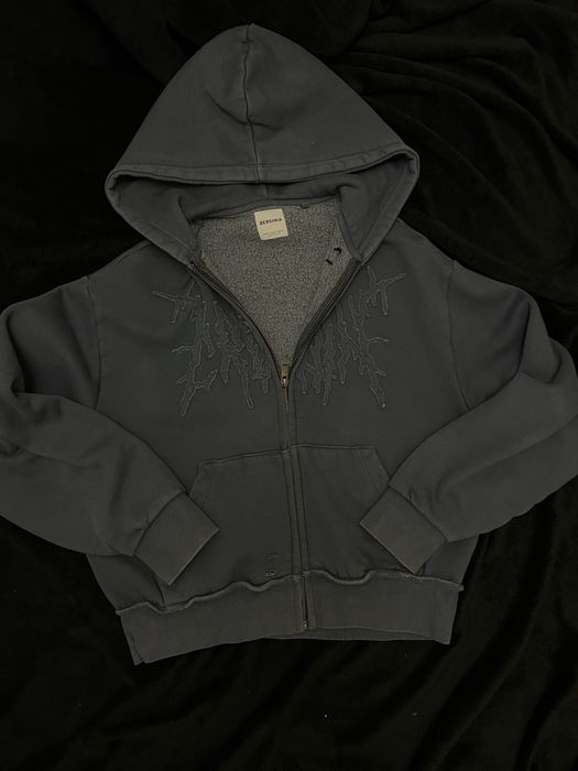 zip hoodie bershka