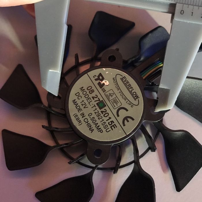 Ventoínha placa gráfica ASUS GTX