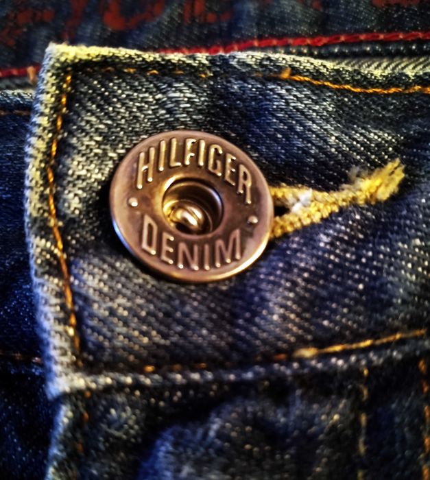 HILFIGER DENIM spodnie jeans męskie piękna zadbane 34/34 ok L